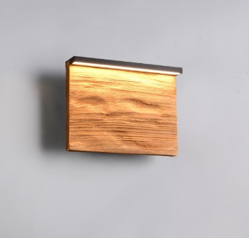 Immagine di Applique Legno Decorativa Led 3000k Switch Dimmer Kalea Trio