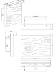 Immagine di Applique Legno Decorativa Led 3000k Switch Dimmer Kalea Trio