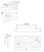 Immagine di Applique Legno Kalea Led 3000k Dimmerabile Trio