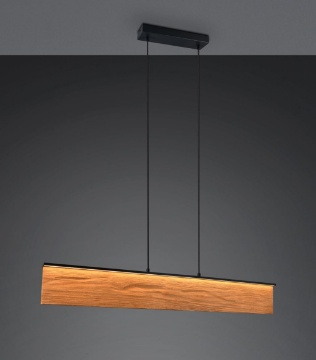 Immagine di Lampadario Legno Kalea Led 39w 3000k Dimmerabile Trio