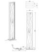 Immagine di Piantana Led Dimmerabile in Legno 35w 3000k Kalea Trio