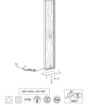 Immagine di Piantana Led Dimmerabile in Legno 35w 3000k Kalea Trio