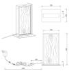 Immagine di Lampada Da Tavolo in Legno Led Dimmer 3000k Kalea Trio