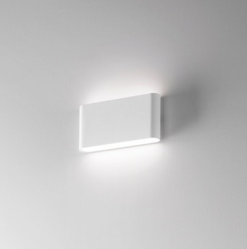 Immagine di Applique Biemissione Per Esterni LED 20w 3000k Wallet Bianco IP54 Isyluce 504W