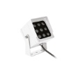 Immagine di Faretto Quadrato Orientabile Da Giardino Led 18w CCT Ottica 40° IP65 Gea