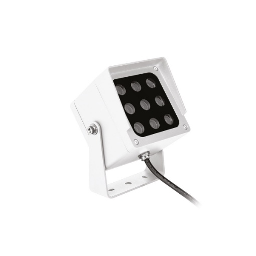 Immagine di Faretto Quadrato Orientabile Da Giardino Led 18w CCT Ottica 40° IP65 Gea