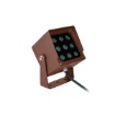 Immagine di Faretto Quadrato Orientabile Da Giardino Led 18w CCT Ottica 40° IP65 Gea