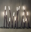 Immagine di Fiaccola Led Antracite Da Giardino Con Picchetto 30 cm IP65 Gea