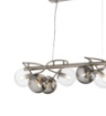 Immagine di Lampadario Globe 8 Luci Sfere Vetro Per Soggiorno Moderno