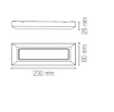 Immagine di Segnapassi Led Bianco IP65 6w CCT Luce Selezionabile