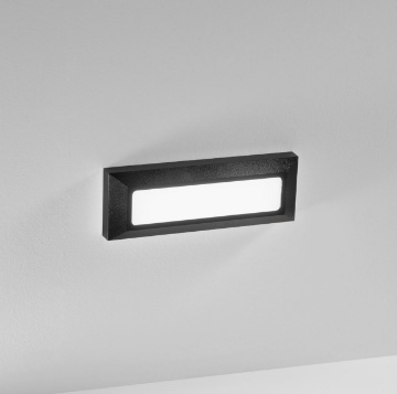 Immagine di Segnapassi Esterno Nero IP65 Led 6w 3000k 4000k 6500k