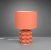 Immagine di Abat Jour Moderna Kate Ceramica Arancione Trio