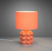 Immagine di Abat Jour Moderna Kate Ceramica Arancione Trio