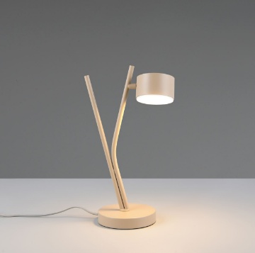 Immagine di Lampada Da Comodino Moderna Beige Led Gx53 Coda Trio