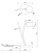 Immagine di Lampada Da Comodino Moderna Beige Led Gx53 Coda Trio