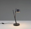 Immagine di Lampada Da Tavolo Nera Orientabile Led Gx53 Coda Trio