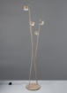Immagine di Piantana Moderna Beige Con Faretti Ruotabili Coda Trio