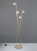 Immagine di Piantana Moderna Beige Con Faretti Ruotabili Coda Trio