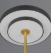Immagine di Lampada Tavolo Keaton Nero Oro Led CCT Dimmerabile Trio