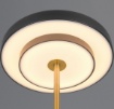Immagine di Lampada Tavolo Keaton Nero Oro Led CCT Dimmerabile Trio