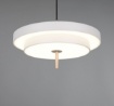 Immagine di Sospensione Da Tavolo Keaton Grigio Led CCT Switch Dimmer Trio