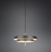Immagine di Sospensione Nero Oro Per Tavolo Keaton Led Luce Regolabile Trio