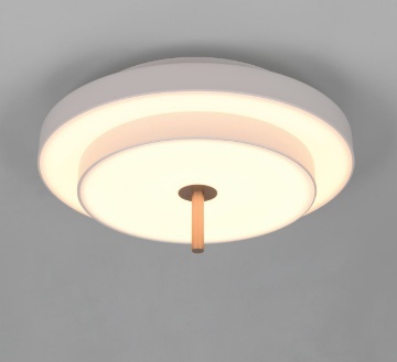 Immagine di Plafoniera Keaton Grigio Led CCT Dimmerabile Trio