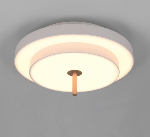 Immagine di Plafoniera Keaton Grigio Led CCT Dimmerabile Trio