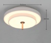Immagine di Plafoniera Keaton Grigio Led CCT Dimmerabile Trio