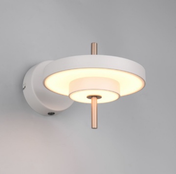 Immagine di Applique Elegante Grigio Oro Keaton Led Luce Regolabile CCT Trio