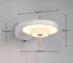 Immagine di Applique Elegante Grigio Oro Keaton Led Luce Regolabile CCT Trio