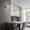 Immagine di Applique Camera Da Letto Nero Oro Led Dimmer 10w CCT Keaton Trio