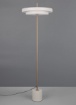 Immagine di Piantana Da Salotto Grigio Oro Led Luce Regolabile Keaton Trio