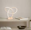 Immagine di Lampada Led Curva Sabbia Da Comodino 8w 3000k Lando Trio
