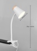 Immagine di Lampada Led Flessibile Con Pinza Bianca Pongo Trio