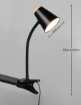 Immagine di Lampada Led Con Molletta Nera Orientabile Pongo Trio