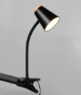 Immagine di Lampada Led Con Molletta Nera Orientabile Pongo Trio