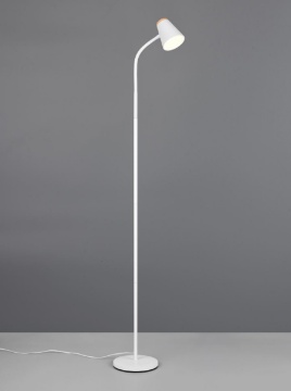 Immagine di Piantana Bianca Da Studio Led 3000k Orientabile Pongo Trio