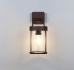 Immagine di Applique Lanterna Ruggine Con Vetro Almeria Trio IP44