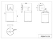 Immagine di Applique Lanterna Ruggine Con Vetro Almeria Trio IP44