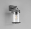 Immagine di Applique Esterna Almeria Grigio Antracite Con Vetro IP44 Trio