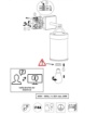 Immagine di Applique Esterna Almeria Grigio Antracite Con Vetro IP44 Trio