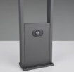 Immagine di Paletto Solare Da Giardino 100 cm Grigio Led Orientabile Con Sensore Malawi Trio