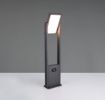 Immagine di Paletto Led Solare Esterno Antracite 60cm Orientabile Sensore Movimento Crepuscolare Malawi Trio