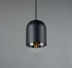Immagine di Lampada Pendente Nera Per Isola Cucina Nara Trio