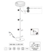 Immagine di Piantana Led Nera Moderna Dios Luce Led Regolabile Trio