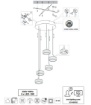 Immagine di Lampadario Rotondo Dios Nichel Led Dimmerabile Trio