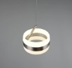 Immagine di Sospensione Dios Grigio Nichel Led Dimmerabile CCT Trio