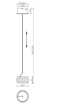 Immagine di Sospensione Dios Grigio Nichel Led Dimmerabile CCT Trio
