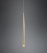 Immagine di Sospensione Comodini Cono Oro Led Dimmerabile Cala Trio